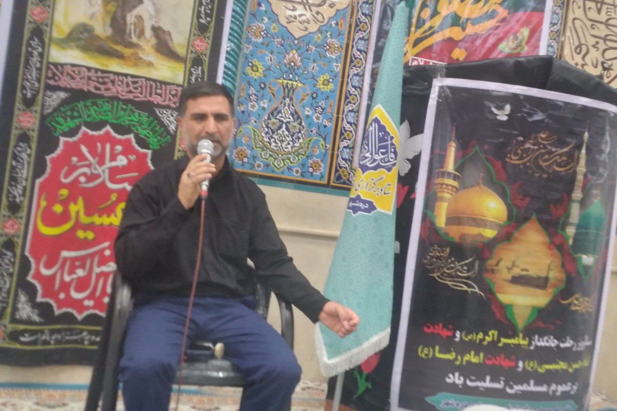 برگزاری مراسم عزاداری رحلت پیامبر اکرم ( ص) و شهادت امام حسن مجتبی ( ع) در مساجد شهرستان دره‌شهر