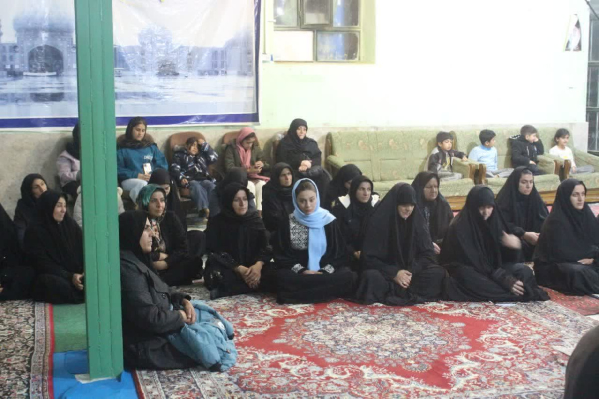 حضور پرشور بانوان بدره ای در ایام فاطمیه