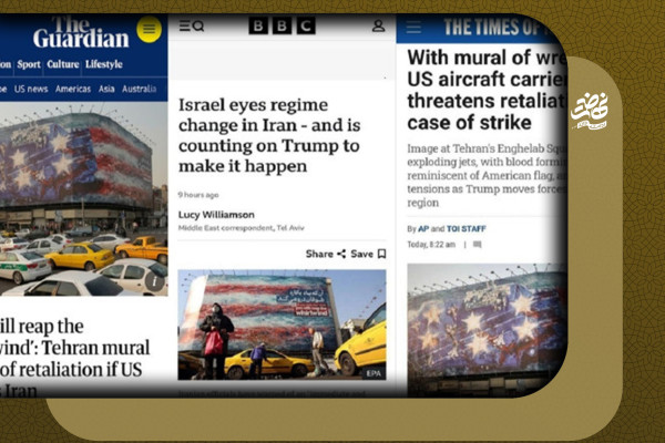 التهديد الأمريكي من خلال الفن الجداري