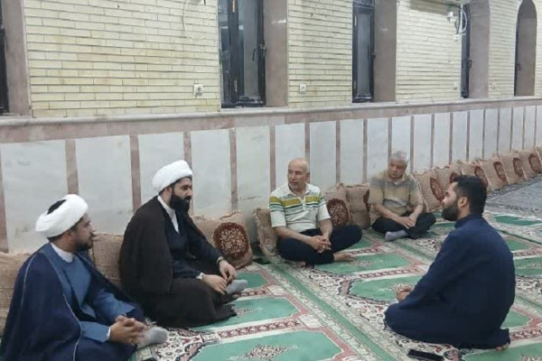 مسجد و خانه عالم؛ محور بازدید رئیس تبلیغات اسلامی بندرلنگه از محله حسین‌آباد