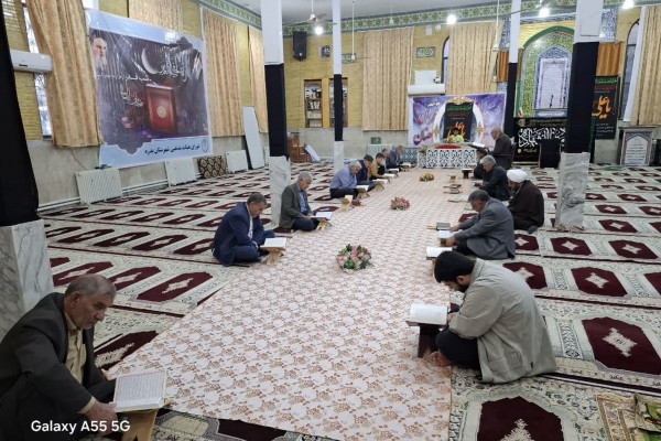 محافل جزءخوانی زندگی با آیه ها در شهرستان بدره