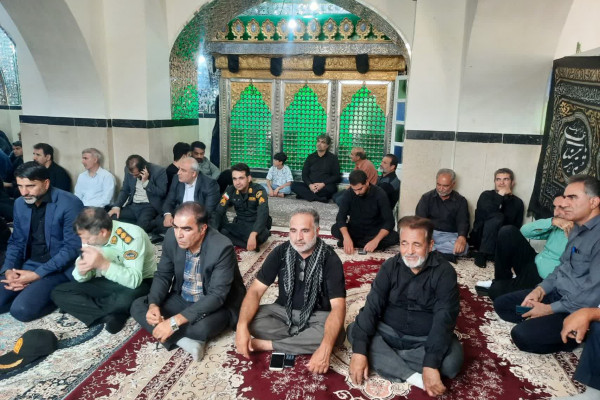 برگزاری مراسم عزاداری و سوگواری سالروز شهادت امام رضا علیه السلام در صحن مطهر امامزاده سید سیف الدین محمد ( ع) دهستان ارمو شهرستان دره‌شهر