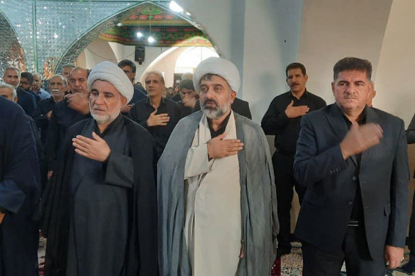 برگزاری مراسم عزاداری و سوگواری سالروز شهادت امام رضا علیه السلام در صحن مطهر امامزاده سید سیف الدین محمد ( ع) دهستان ارمو شهرستان دره‌شهر