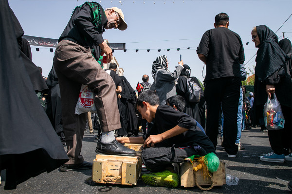 مراسم «جاماندگان الأربعين» في إيران