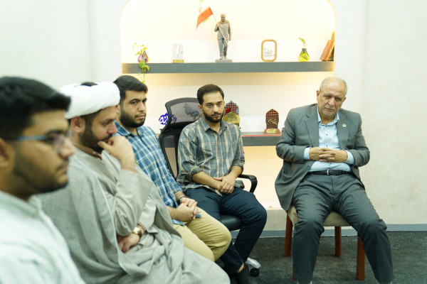 حضور رئیس دانشگاه شهید چمران اهواز در مرکز رسانه تبلیغات اسلامی خوزستان