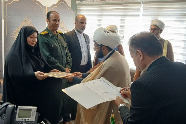 تکریم و معارفه رئیس جدید اداره تبلیغات اسلامی دهگلان برگزار شد