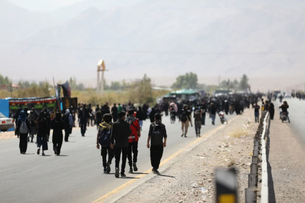 گزارش تصویری مراسم جاماندگان اربعین