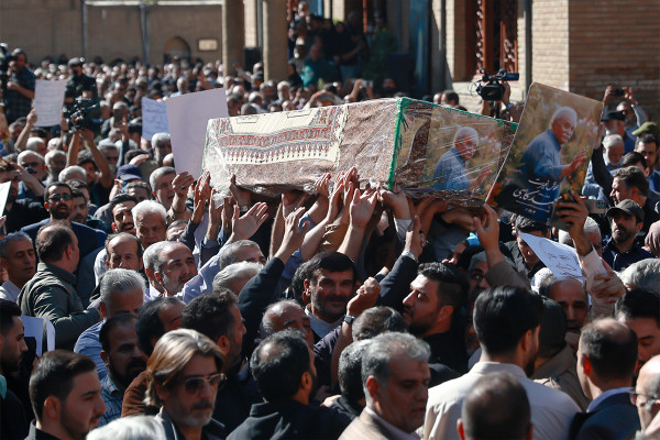مراسم تشییع پیکر محمد کاسبی