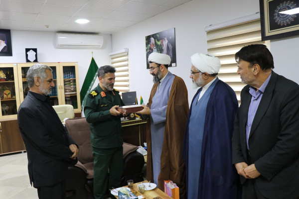 دیدار مدیرکل تبلیغات اسلامی با فرمانده جدید سپاه حضرت جوادالائمه (ع)