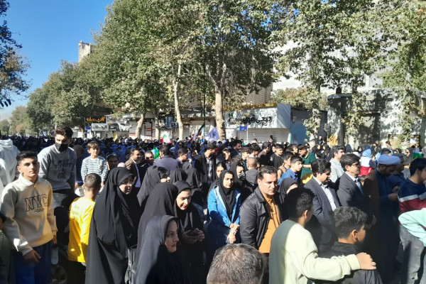 مردم شهرستان صحنه حماسه‌ای تازه در 13 آبان رقم زدند