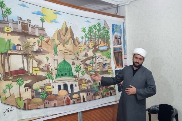 نشست توجیهی مربیان، پرده خوانی فاطمیه در شهرستان بدره