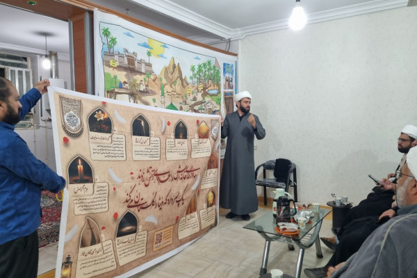 نشست توجیهی مربیان، پرده خوانی فاطمیه در شهرستان بدره