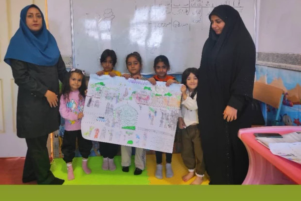 اجرای پرده خوانی فاطمیه ویژه کودکان و نوجوانان در شهرستان بدره