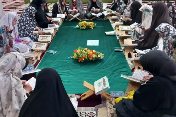 آغاز آئین معنوی اعتکاف در شهرستان بدره