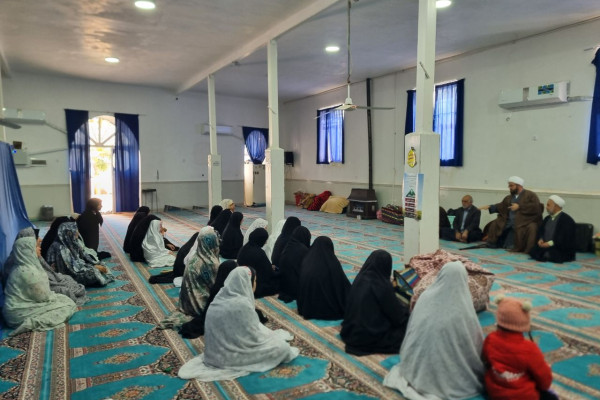 آغاز آئین معنوی اعتکاف در شهرستان بدره