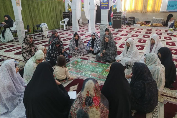 آغاز آئین معنوی اعتکاف در شهرستان بدره