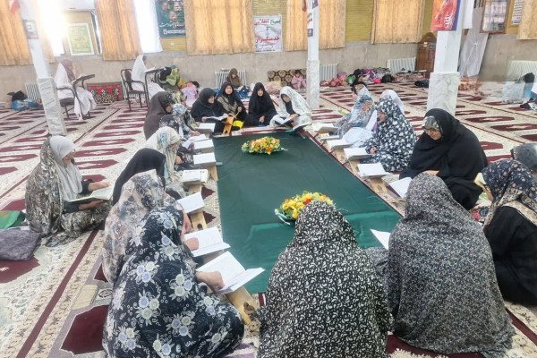 تجلی آیات منتخب نهضت زندگی با آیه ها در اعتکاف شهرستان بدره