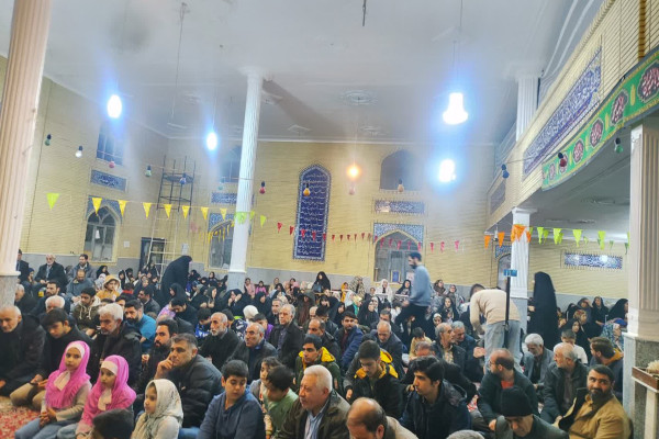 برپایی جشن نیمه شعبان مسجد امام هادی علیه السلام - شهرک ولایت با حمایت تبلیغات اسلامی استان کرمانشاه