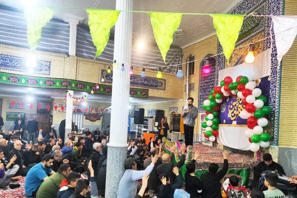 برپایی جشن نیمه شعبان مسجد امام هادی علیه السلام - شهرک ولایت با حمایت تبلیغات اسلامی استان کرمانشاه