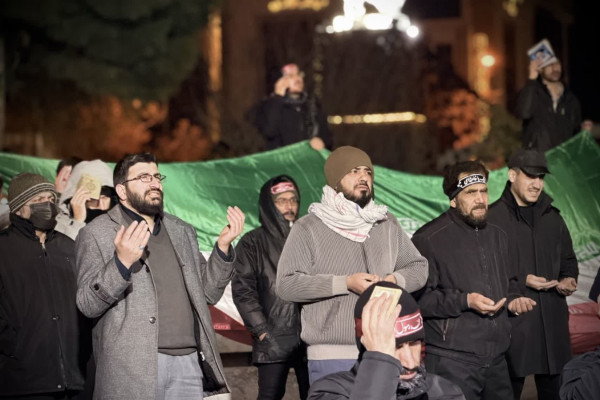 مراسم احیای دومین شب قدر در میدان آزادی سنندج