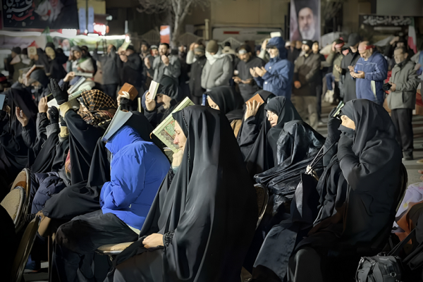 برگزاری مراسم احیای شب‌های قدر در میدان آزادی سنندج