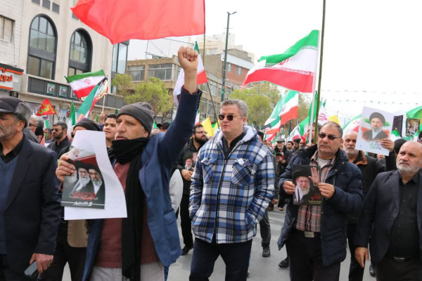 خروش عاشقان قدس در میدان 15 خرداد