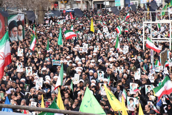 اجتماع عظیم مردم دارالارشاد اردبیل در خونخواهی رهبر شهید