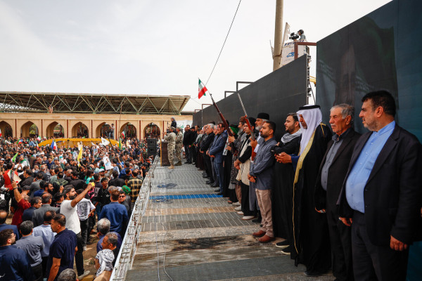 تشییع دریابان شهید تنگسیری در آبادان