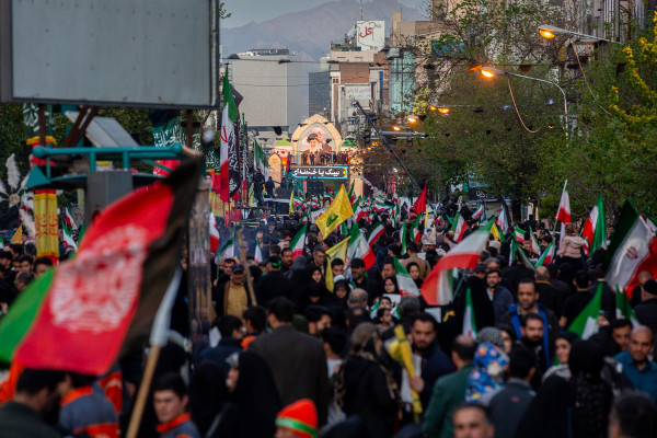 مراسم عزاداری چهلمین روز شهادت رهبر انقلاب برگزار شد