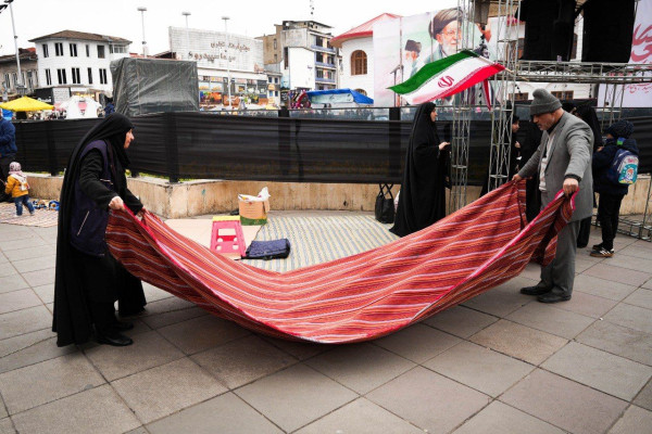 تحویل سال خیابانی در رشت