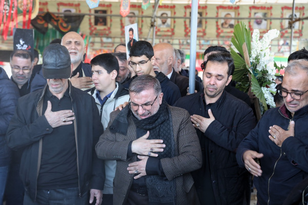 مراسم تشییع و تدفین شهید محمدعلی سعادت