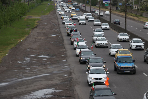 کاروان خودرویی ملی "ایران همدل نماد اتحاد از خزر تا خلیج فارس