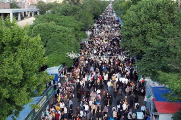 جشن کیلومتری غدیر در تبریز زیر پرچم امیرالمؤمنین(ع)