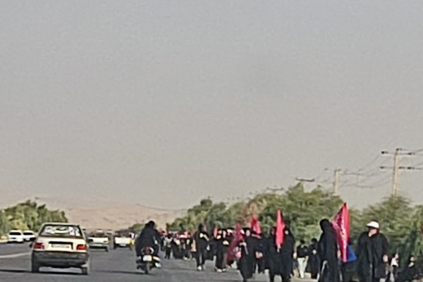 برگزاری مراسم پیاده رویی جاماندگان اربعین حسینی در شهرستان دره شهر