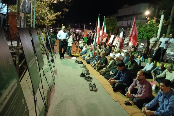 برپایی نمایشگاه کافه قانون در شهرستان دره شهر