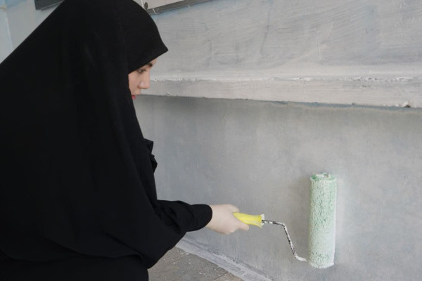 مشق عشق نوجهادانه ها در مدرسه خدیجه اردبیل