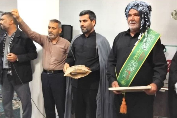 تکریم خانواده شهید محمود رهیده در دهستان سیاهو