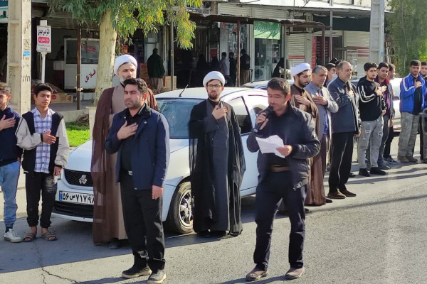 برگزاری مراسم دسته روی عزاداری شهادت حضرت زهرا (س) در مهران