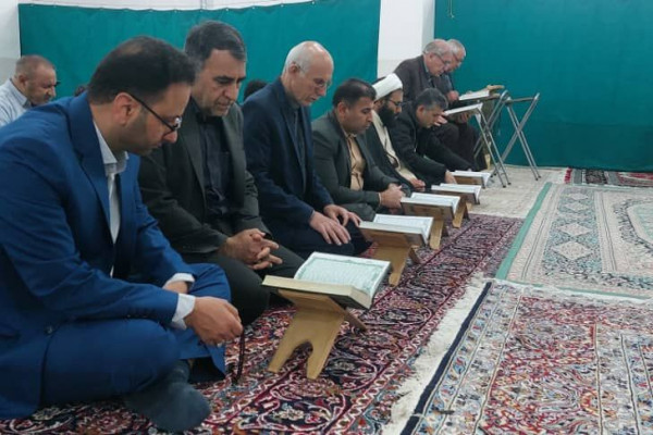 محافل جزءخوانی زندگی با آیه ها در شهرستان بدره