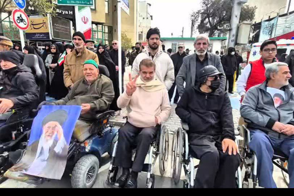 حضور پرصلابت جانبازان سرافراز در راهپیمایی روز قدس