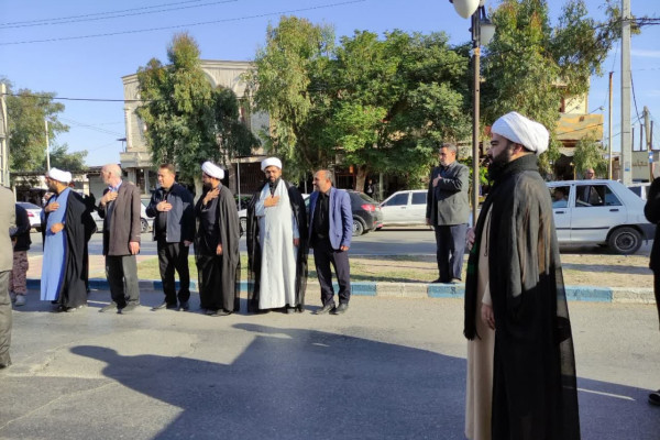 برگزاری مراسم دسته روی عزاداری شهادت حضرت زهرا (س) در مهران