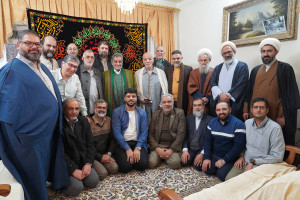 هیأت حبیب مهمان خانه حاج حسین باقری شد